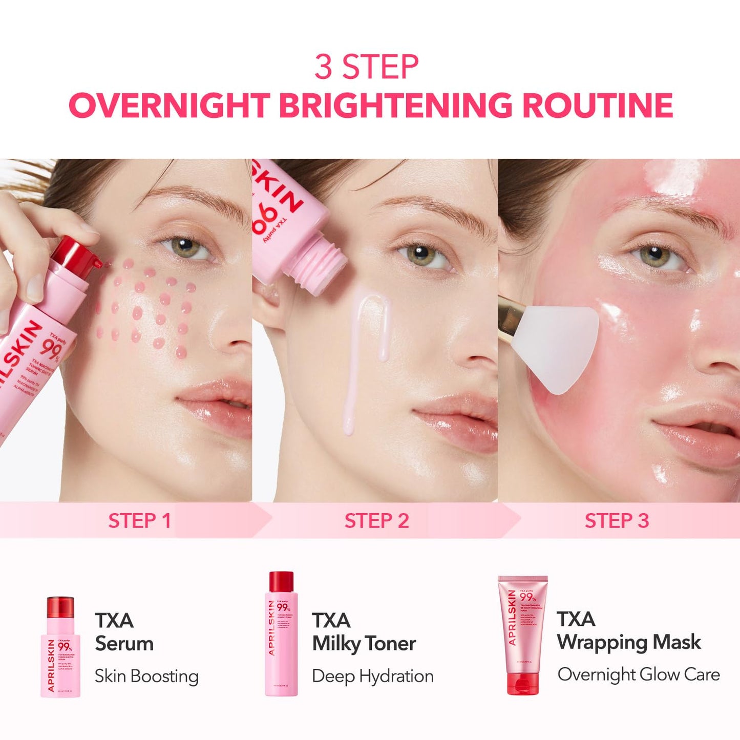 APRILSKIN TXA Niacinamide 99 Overnight Wrapping Mask | 8-Hour Toning, Firming & Pore Care