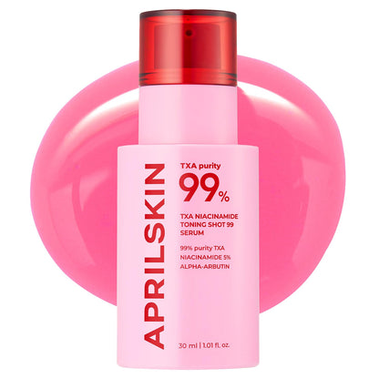 APRILSKIN TXA Niacinamide Toning Shot – 99% TXA + Niacinamide 5% | Skin Booster Serum