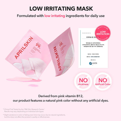 APRILSKIN TXA Pink Capsule Gel Mask | Overnight Glow with 99% TXA for Uneven Tone, Hydration & Radiance