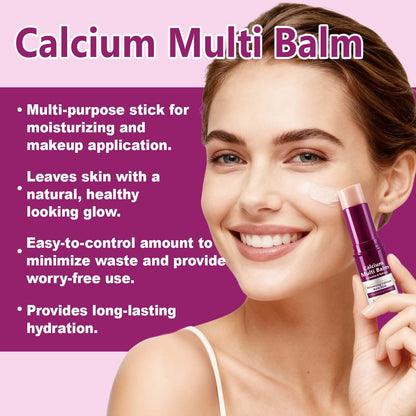 APUUFYQC Calcium Multi Balm Stick – 2 Pack for Deep Hydration, Firming & Eye Care