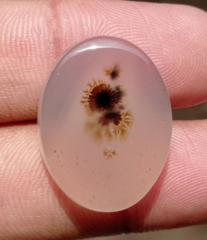 34.8ctNatural Dendritic Agate - Shajri Aqeeq -26x20x7mm