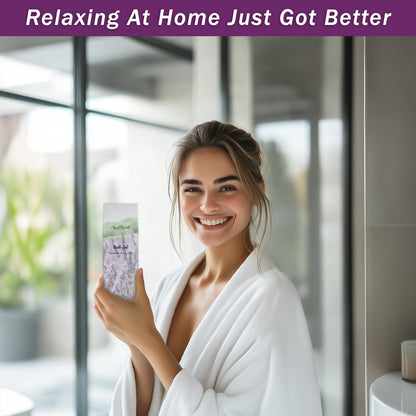 Aqua Elegante Spa Baskets for Women – Luxury Lavender & Tea Tree Bath Set