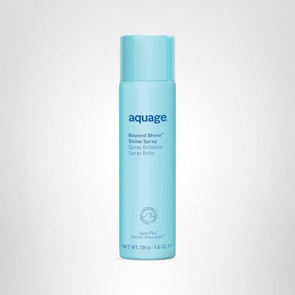 Aquage Beyond Shine: Fine-Mist Silkening & Glossing Spray – Shine, Smoothness & Thermal Protection (4.6 oz)