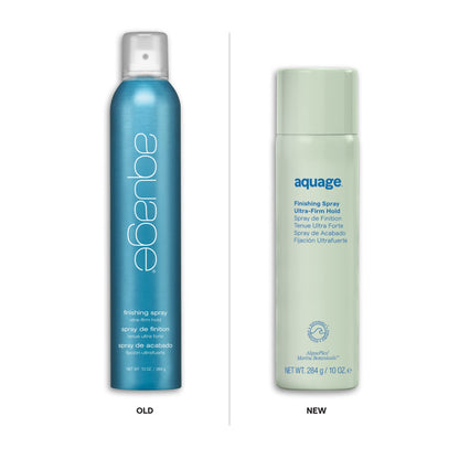 AQUAGE Finishing Spray – Firm Hold Hairspray, Humidity-Resistant, High Shine, 10 oz