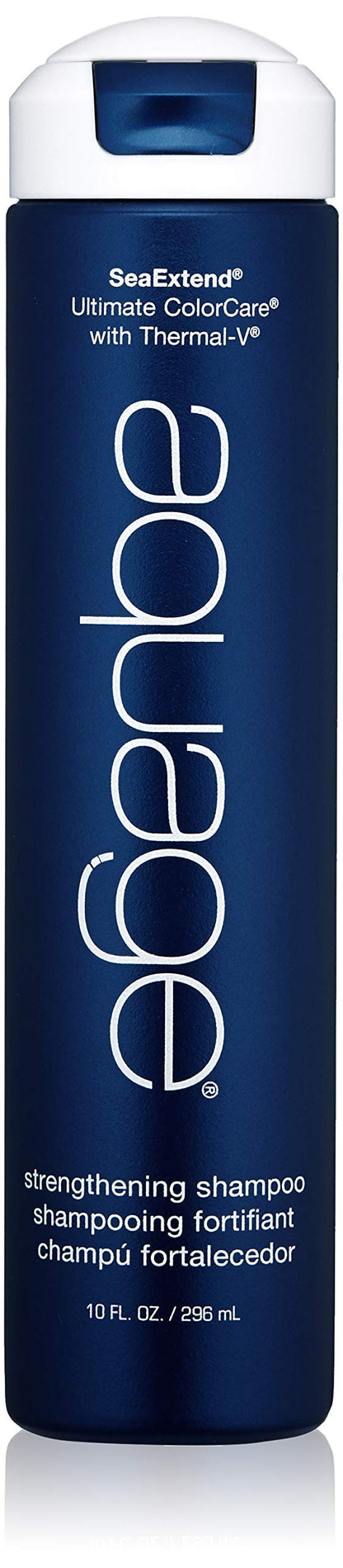 Aquage SeaExtend Strengthening Shampoo for Fine Hair – Keeps Hair Full & Protected, 10 fl oz