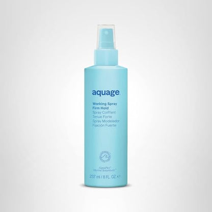 Aquage Working Spray – Firm Hold Non-Aerosol Hairspray, Workable Dry-Down, 8 oz