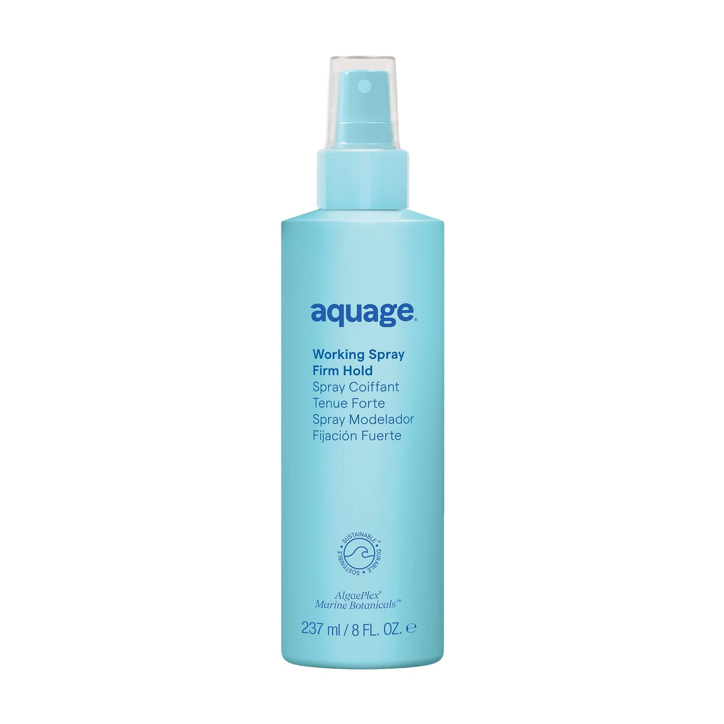 Aquage Working Spray – Firm Hold Non-Aerosol Hairspray, Workable Dry-Down, 8 oz