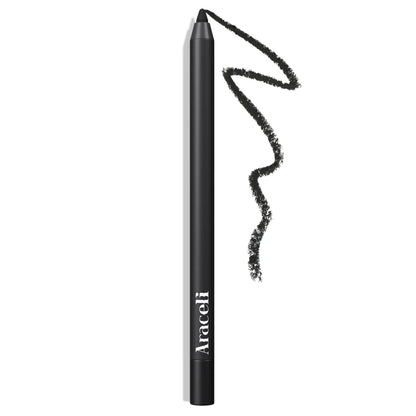 Araceli Beauty Gel Pencil Eyeliner – Water Resistant, Smudge-Proof, Long-Lasting Black