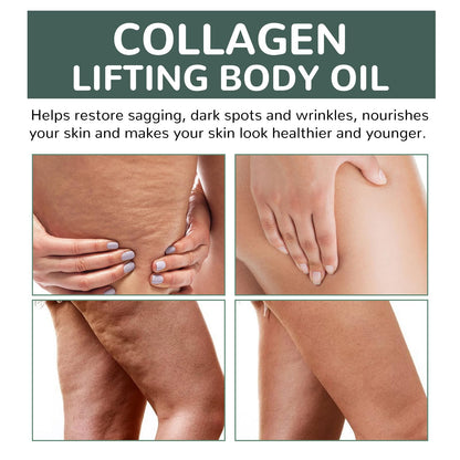 ARANYA Collagen Lifting Body Oil — Hydrating Silk Texture for Neck, Chest, Arms, and Thighs | 3.38 fl oz