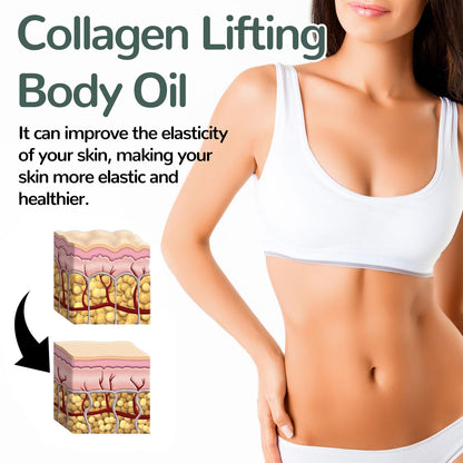 ARANYA Collagen Lifting Body Oil — Hydrating Silk Texture for Neck, Chest, Arms, and Thighs | 3.38 fl oz