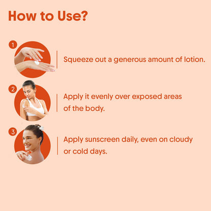 Aravi Organic Oil-Free Sunscreen Body Lotion SPF 50 PA++++ | Lightweight, Invisible Finish | 200ml