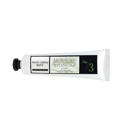 Archipelago Botanicals Morning Mint Hand Creme – Rich, Lightly Scented Hand Cream