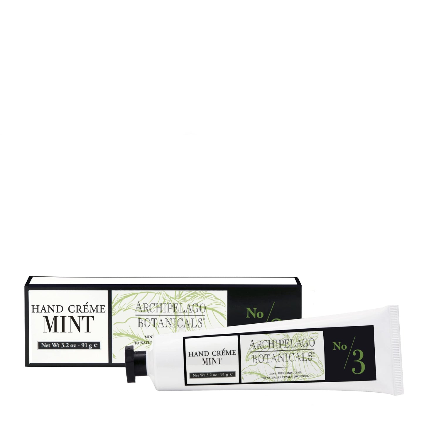 Archipelago Botanicals Morning Mint Hand Creme – Rich, Lightly Scented Hand Cream