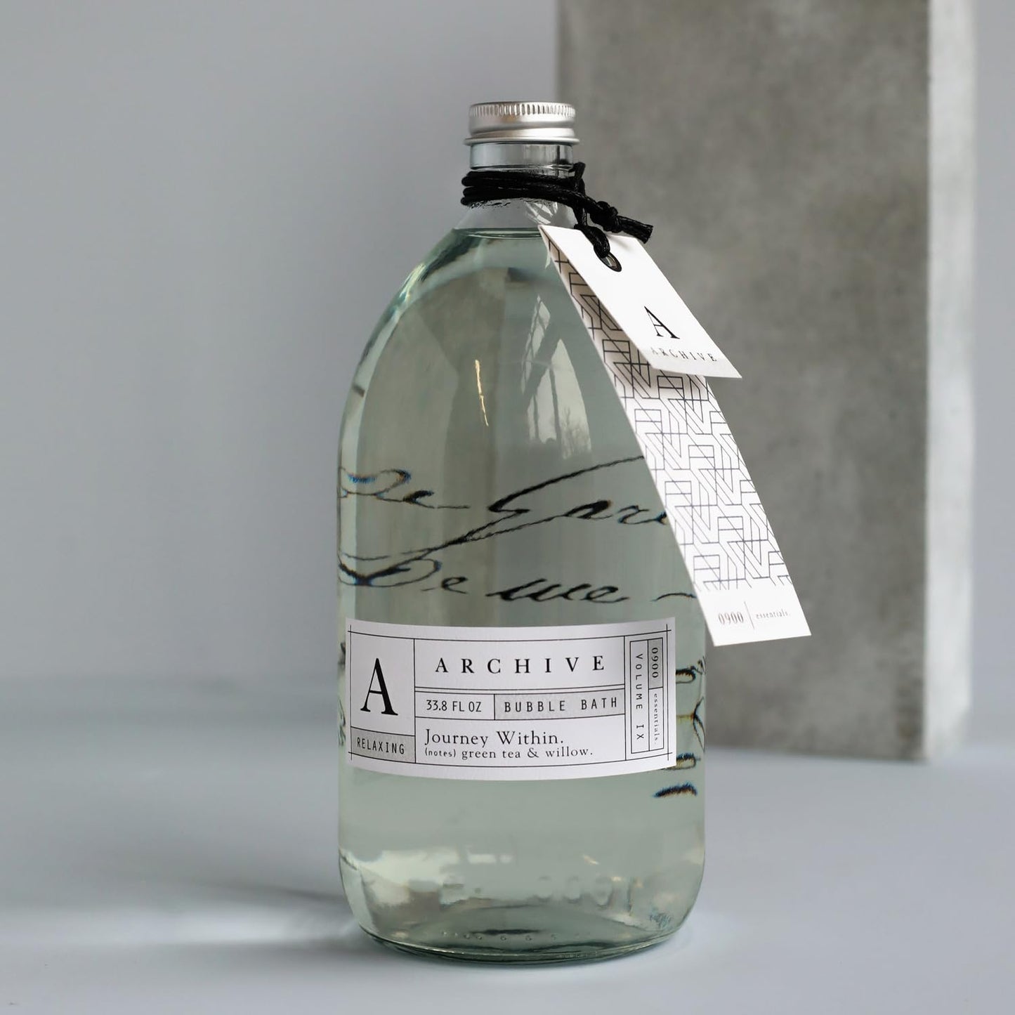 Archive Journey Within Bubble Bath for Adults – Green Tea & Willow Fragrance | Luxury Natural Oil Bubbles