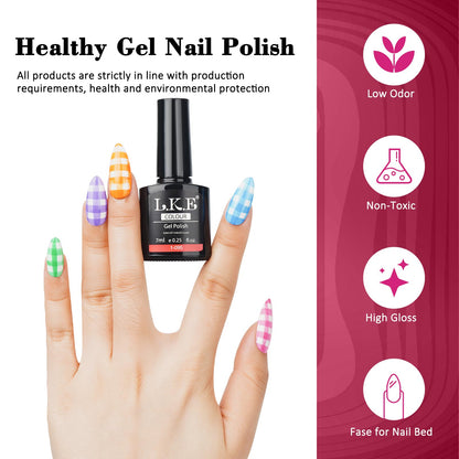 ARCWEISSO Gel Nail Polish Kit with UV Light — 36 Colors, Base & Top Coats