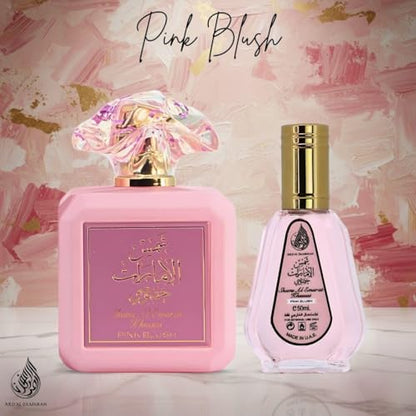 Ard al Zaafaran Pink Blush Shams Al Emarat Khususi EDP – 100ml & 50ml Bundle