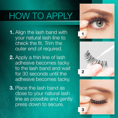Ardell False Eyelashes 110 – Lightweight, Reusable Strip Lashes | 5 Pairs + Bonus Pair