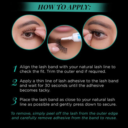 Ardell Natural Lashes Lacies Black (4 Pack) – Subtle, Flared False Eyelashes for Everyday Glam