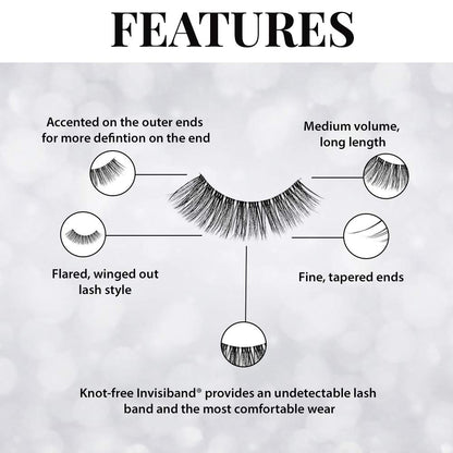 Ardell 857 3D Faux Mink Lashes – Ultra-Fluffy Invisiband (4 Pairs)