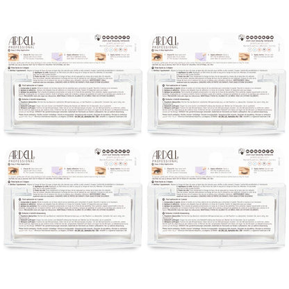 Ardell Baby Wispies False Eyelashes - 4 Pack, Black | Natural Look & Lightweight