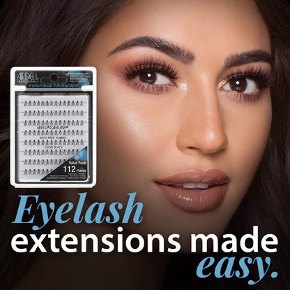 Ardell Knot-Free False Eyelashes Multipack – DIY Cluster Lashes, Customizable Lash Extensions, 2 Pack