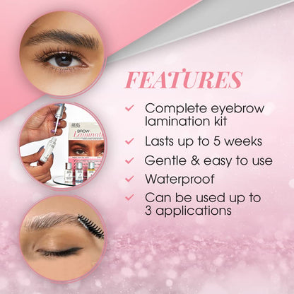 Ardell Brow Lamination Kit – Lift, Shape & Define Brows (Waterproof) 1-Pack
