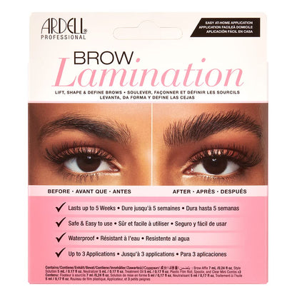 Ardell Brow Lamination Kit – Lift, Shape & Define Brows (Waterproof) 1-Pack