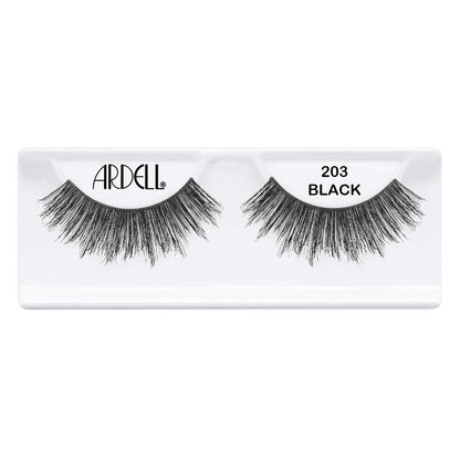 Ardell Double Up 203 Black False Eyelashes – Lightweight, Natural Look Strip Lashes, 4 Pack