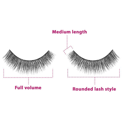 Ardell Double Up 208 Lashes – Black, Dramatic Volume, 4-Pack