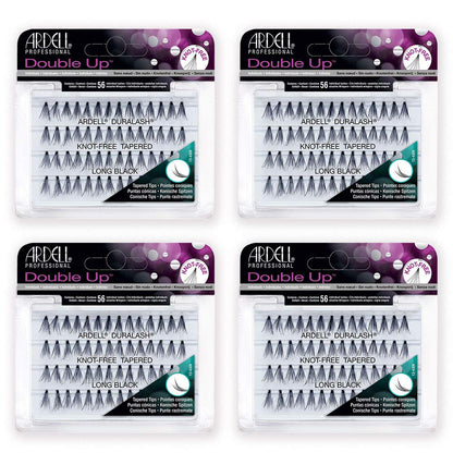 Ardell Double Up Individuals Long Black Knot-Free Lashes – 4 Pack