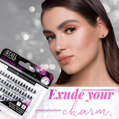 Ardell Individual Lashes Soft Touch Short Black - Knot-Free, Natural Look, 56 Clusters per Pack