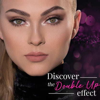 Ardell Double Up Short Black Lashes – Knot-Free Tapered Clusters (4 Pack)