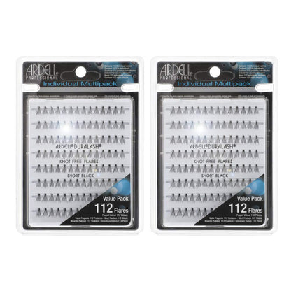 Ardell Knot-Free False Eyelashes Multipack – DIY Cluster Lashes, Customizable Lash Extensions, 2 Pack