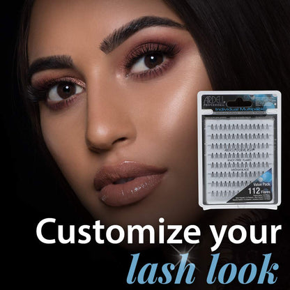 Ardell False Eyelashes Multipack Knot-Free Individuals Medium Black, 2-Pack