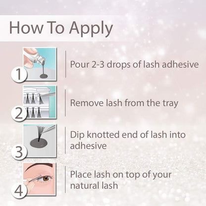 Ardell LashTite Dark Adhesive for Individual Lashes — 2 oz x 2 Pack | Fast-Drying, Waterproof Lash Glue