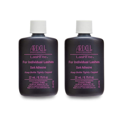 Ardell LashTite Lash Adhesive, Dark, Waterproof – 0.75 oz, 2 Pack
