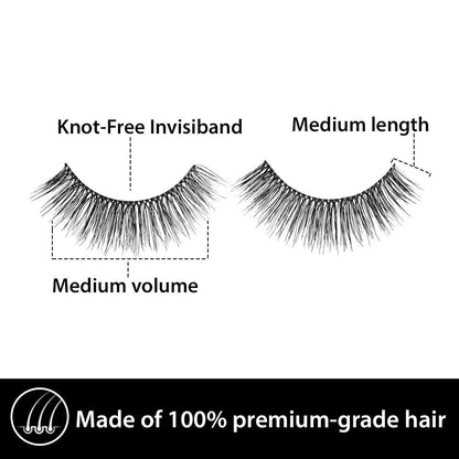 Ardell Remy Lash 781 – Premium Remy Hair Lashes with Invisiband (4 Pairs)