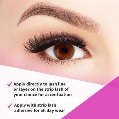 Ardell Double Up Individual Lashes – Customizable DIY Lash Clusters, 4 Pack