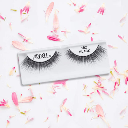 Ardell Soft Touch 152 Black False Eyelashes – Lightweight, Reusable Strip Lashes (4 Pack)