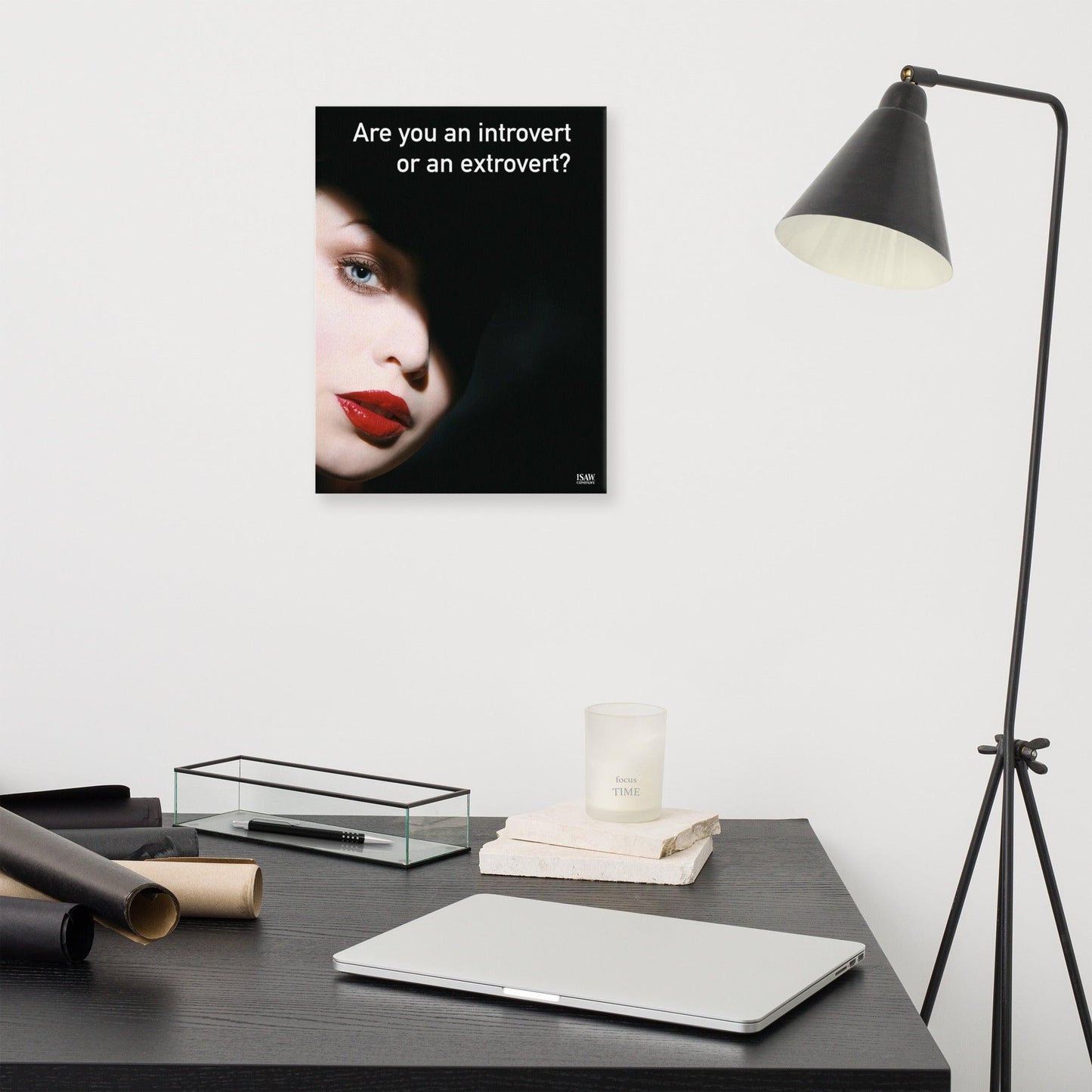 Are You An Introvert or An Extrovert - Canvas Print