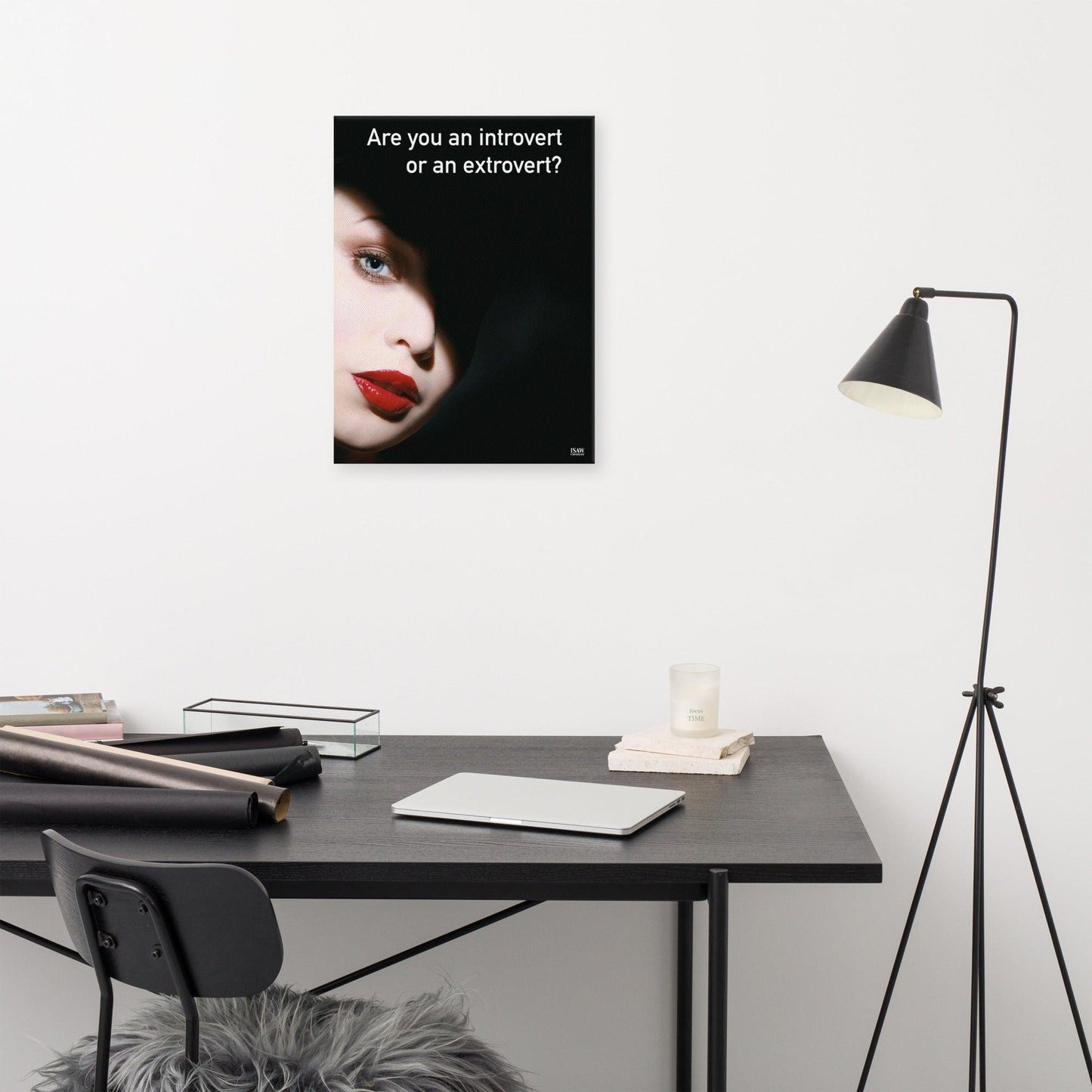 Are You An Introvert or An Extrovert - Canvas Print
