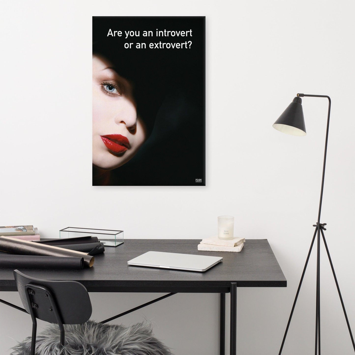 Are You An Introvert or An Extrovert - Canvas Print