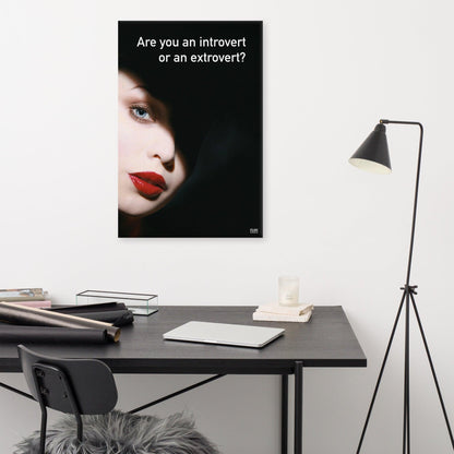 Are You An Introvert or An Extrovert - Canvas Print