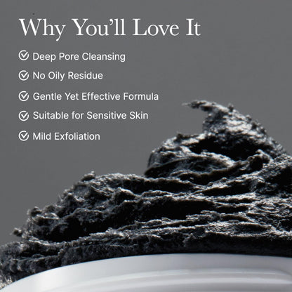 ARENCIA Black Tea Rice Mochi Cleanser – Pore Care & Sebum Control, 120g
