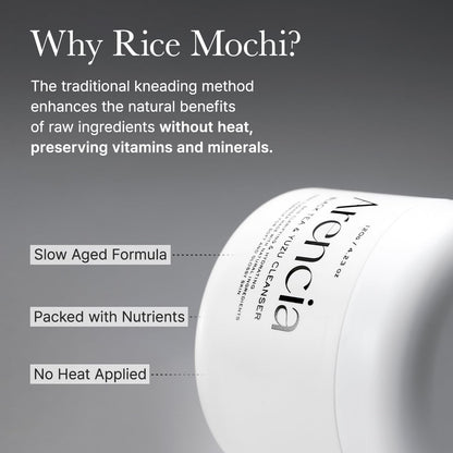 ARENCIA Black Tea Rice Mochi Cleanser – Pore Care & Sebum Control, 120g