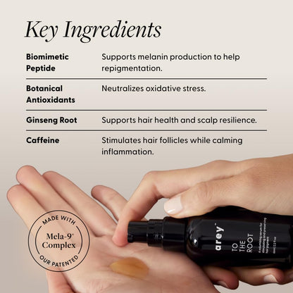 Arey System: Daily Hair Serum + Supplement for Thicker, Fuller Regrowth