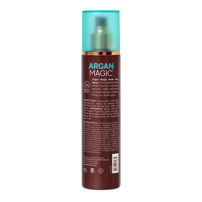 Argan Magic Anti-Frizz Blow Dry Spray | Humidity Protection & Glossy Shine