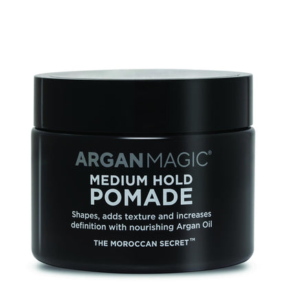 Argan Magic Medium Hold Pomade with Argan Oil – 8 oz (2-Pack) – Made in USA, Cruelty Free