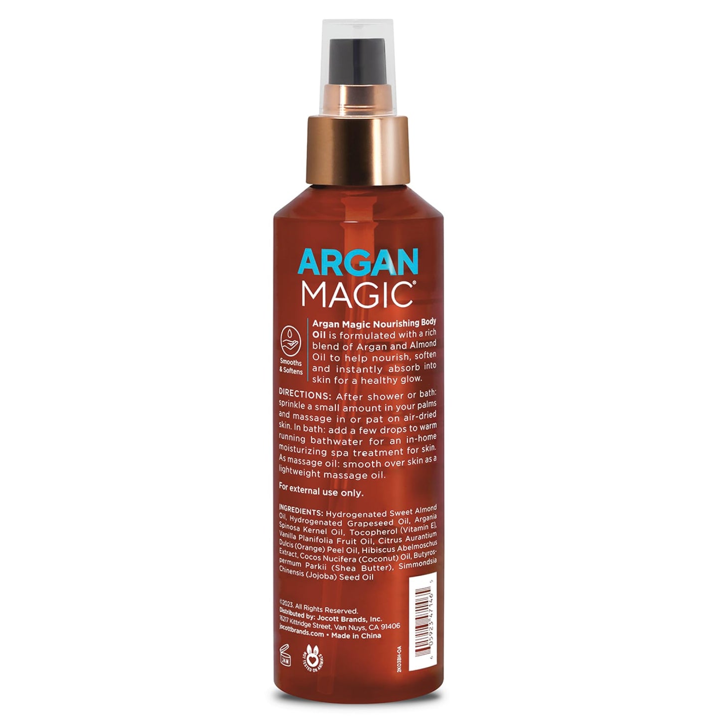 Argan Magic Nourishing Body Oil – Argan & Almond Oil, Deep Hydration, Radiant Skin | Made in USA