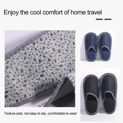 ariarly Fleece Felt Guest Slippers – 6 Pairs Anti-Slip Washable Spa Slippers for Hotels & Travel